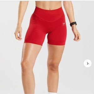 Sweat Seamless sculpt shorts salsa red